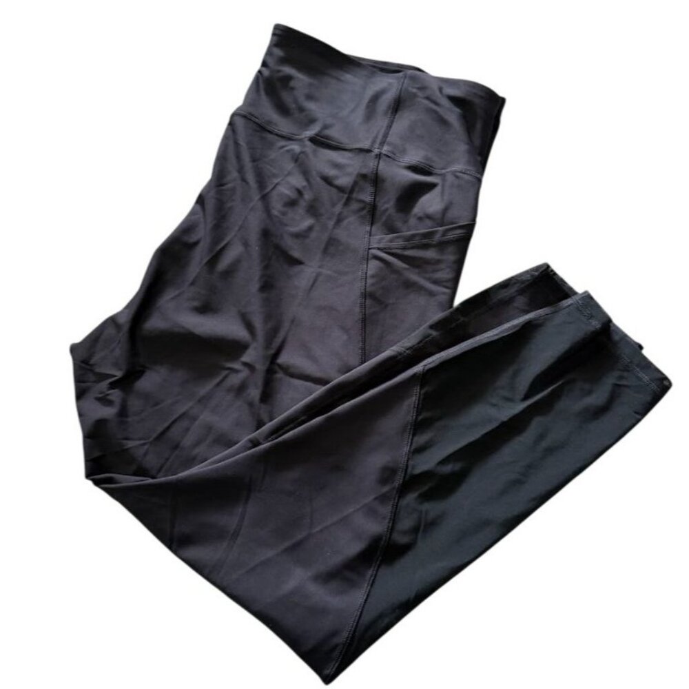 Old Navy High-Rise Black Light Compression & Zip Pockets Leggings Size 4X - Picture 3 of 10